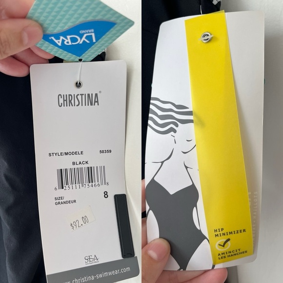 NWT Christina Skirted Animal Print Tummy Control One Piece Swimsuit 8 - Picture 5 of 15